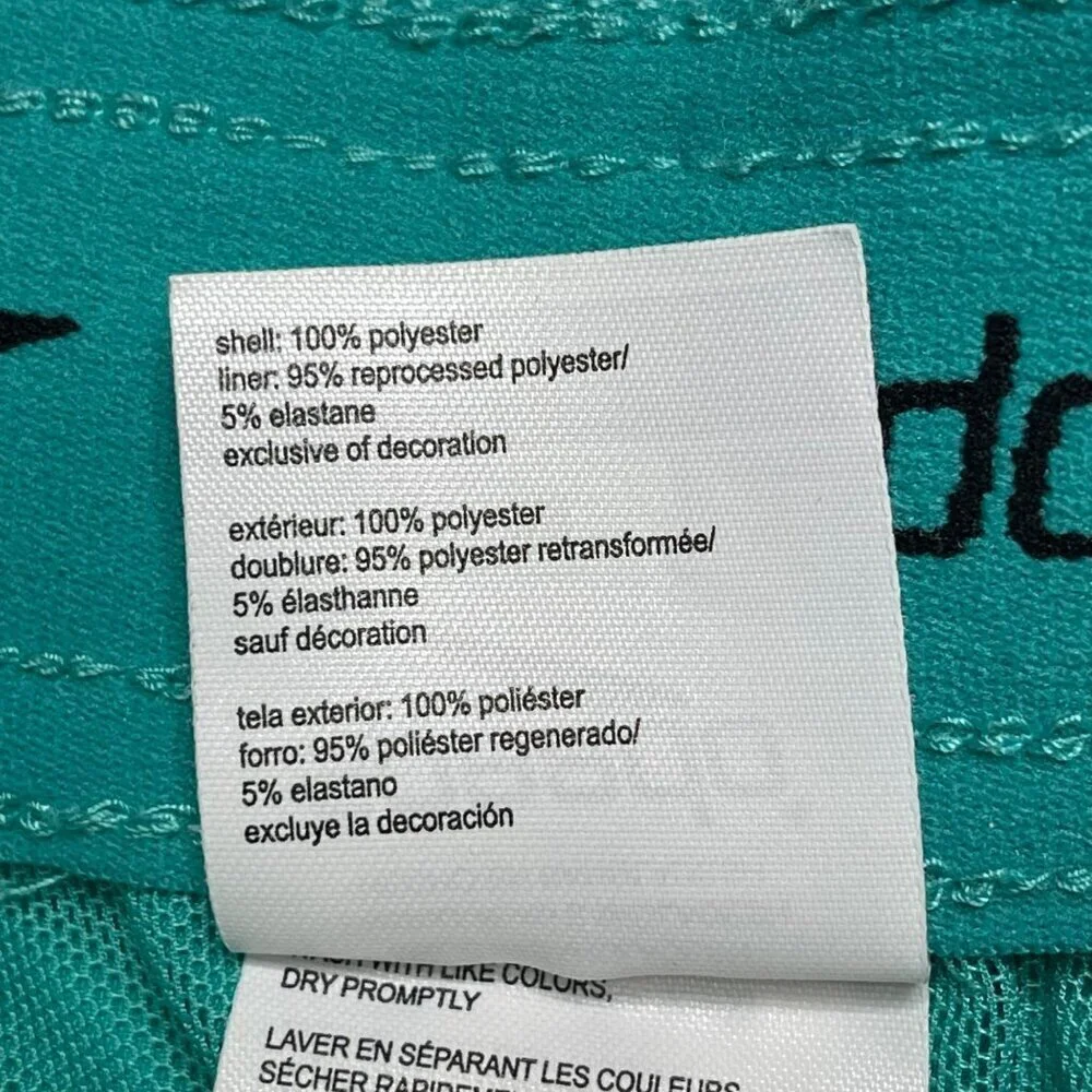 Speedo Solid Volley Swim Shorts Men's M‎ Blue Green Beach Sports